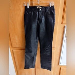 Ladies genuine leather GAP pants